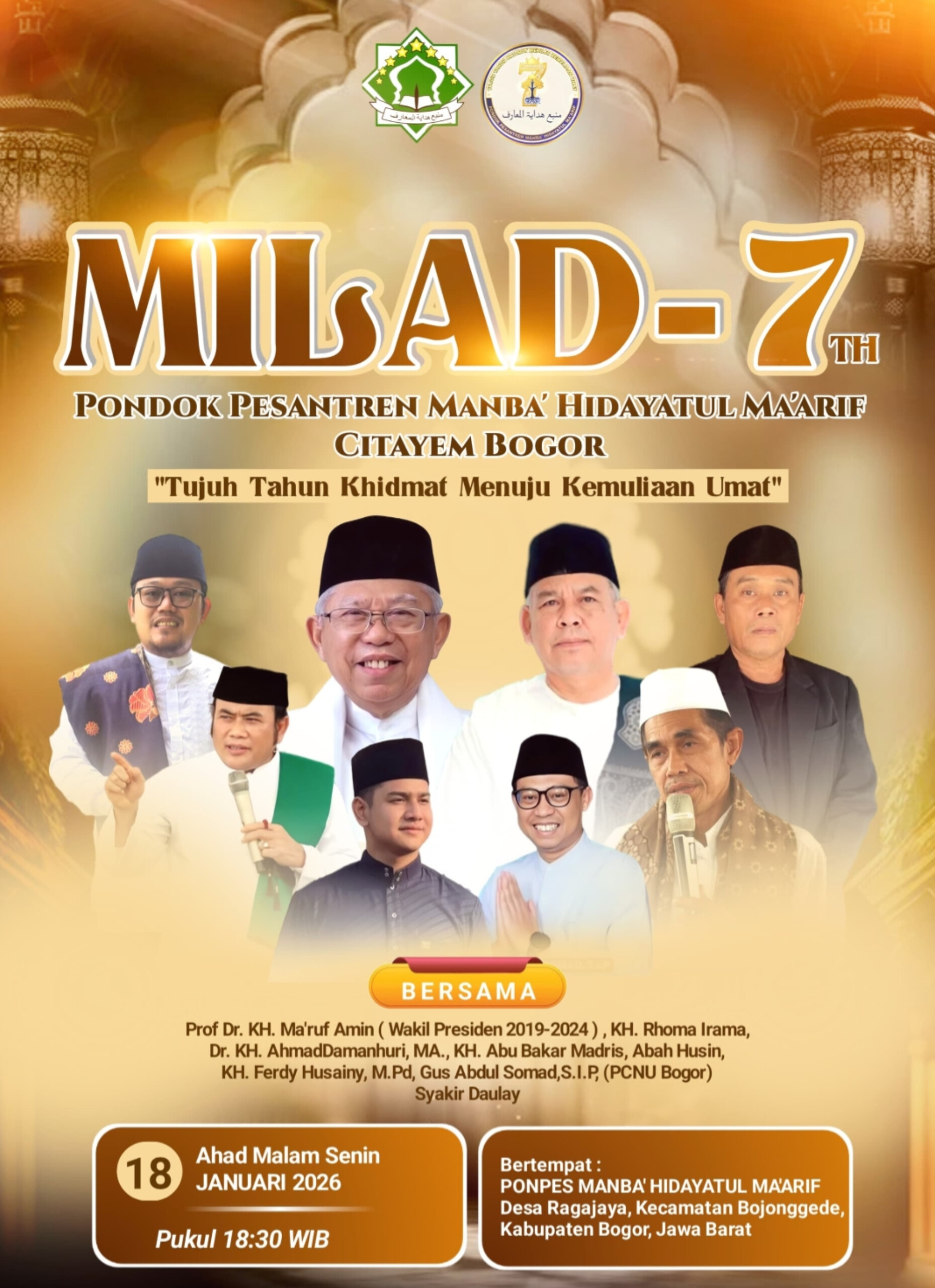 Milad ke-7 Ponpes MAHIMA, Tujuh Tahun Khidmah Mencetak Generasi Qurani Menuju Kemuliaan Umat
