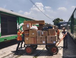 KAI Daop 2 Bandung Angkut 481ribu Kg Barang Hantaran Selama Angkutan Nataru 2025/2026
