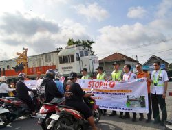 KAI Daop 7 Madiun Gandeng Taruna dan Taruni PPI, Perkuat Edukasi Keselamatan di Perlintasan Sebidang