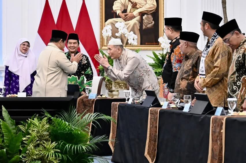 Presiden Prabowo Gelar Silaturahmi dengan Pimpinan Ormas Islam dan Tokoh Pesantren di Istana Merdeka