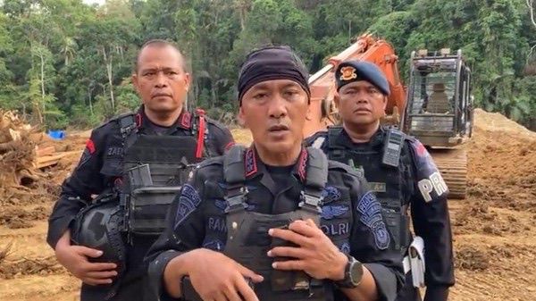 Lagi Lagi:  Polda Sumut Sita 12 Eskavator di Tambang Emas Ilegal Madina
