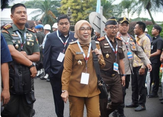 Bupati Way Kanan Hadiri Rakornas Pemerintah Pusat Dan Daerah Tahun 2026