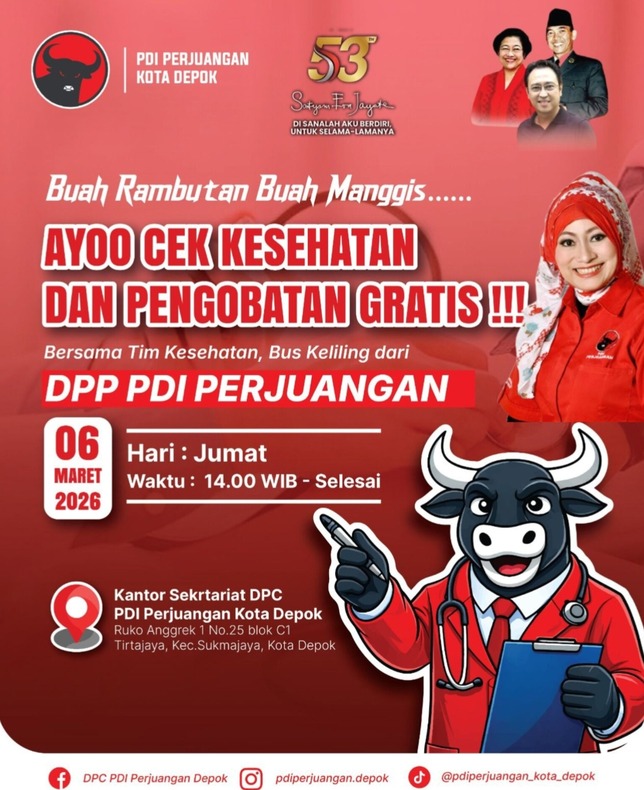 Yuni Indriany Serukan Warga Depok untuk Manfaatkan Pengobatan Gratis, Cek Lokasinya!