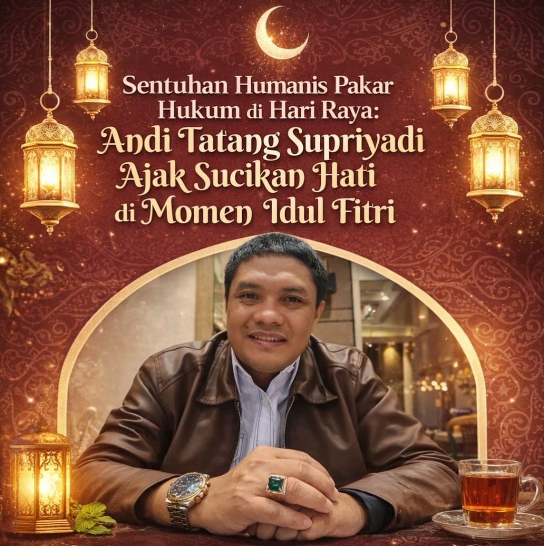 Kontroversi Penahanan Rumah Yaqut, Andi Tatang Pertanyakan Konsistensi Penerapan Asas Equality Before the Law