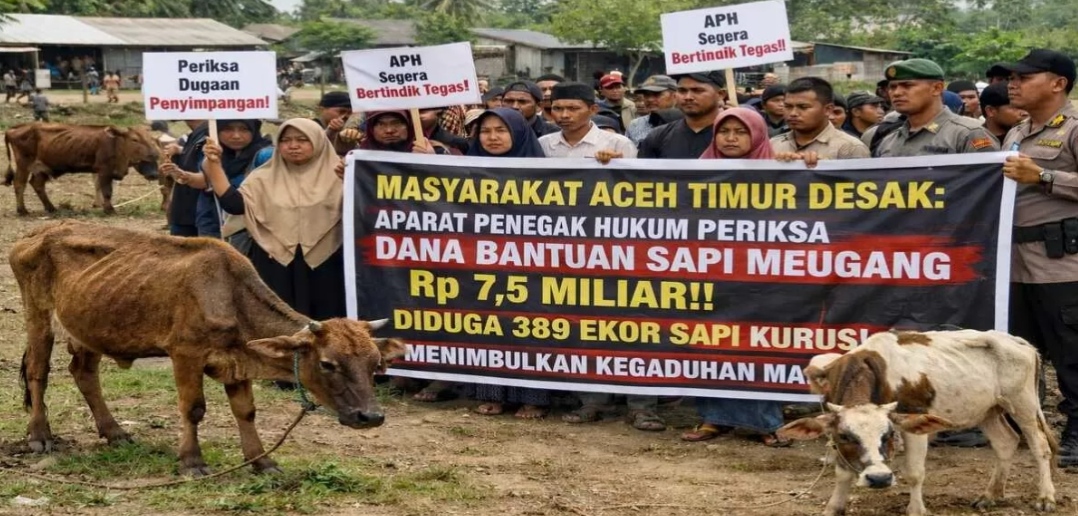Anak lembu kurus harganya mahal: Publik Curiga Proyek Pengadaan Sapi Meugang di Aceh Timur, Langkah APH Dinanti