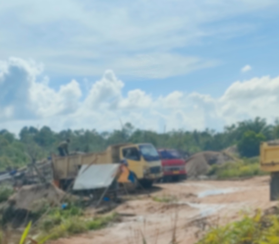 Aktivitas Penambangan Pasir Ilegal Kian Marak Terjadi Kembali Di Galang Batang ,Bintan 