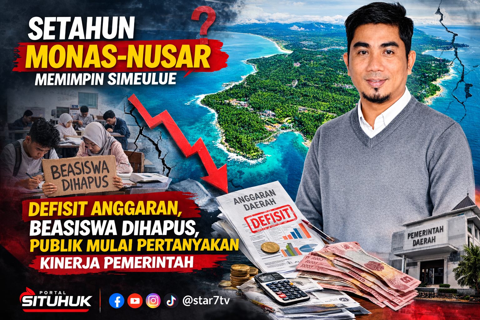 Monas–Nusar Setahun Memimpin, Kritik Kian Nyaring dari Publik