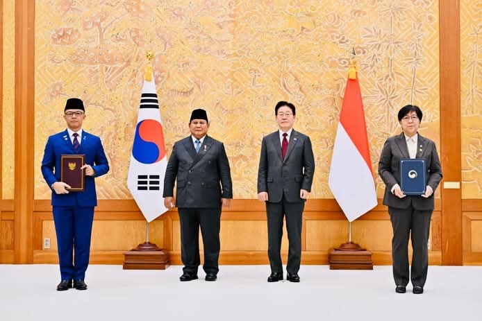 Presiden Prabowo Saksikan Pertukaran 10 MoU RI–Republik Korea, Perkuat Kemitraan Strategis