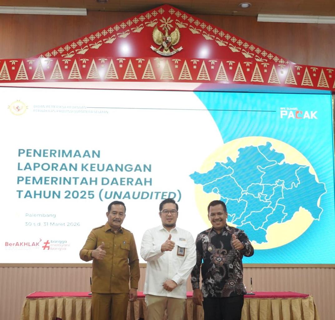 Serahkan LKPD 2025, Pemkab OKI Harap Pertahankan WTP ke 15 Kali