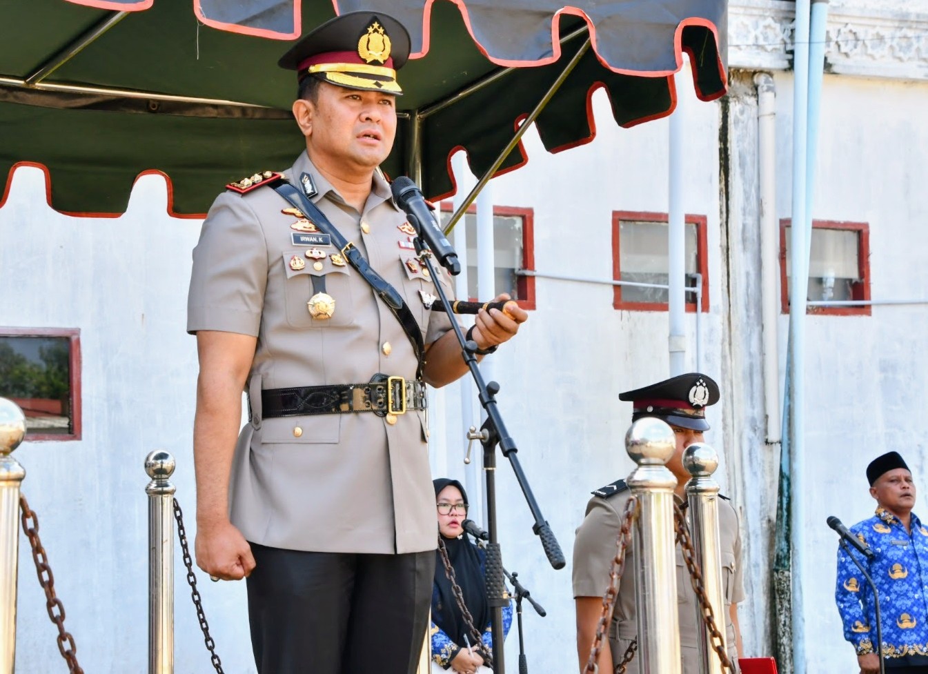 Pimpin Upacara Hari Otonomi Daerah Ke XXX, Kapolres Aceh Timur Tekankan Sinergi dan Inovasi Daerah