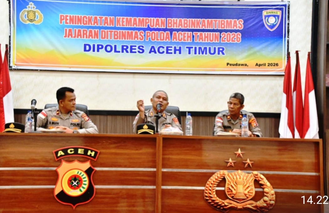 Ditbinmas Polda Aceh Gelar Katpuan Bhabinkamtibas Polres Aceh Timur Ditbinmas Polda Aceh Gelar Katpuan Bhabinkamtibas Polres Aceh Timur