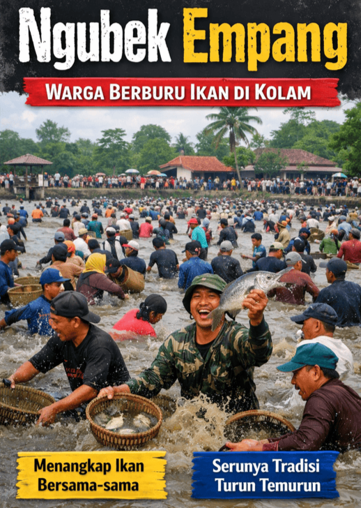 Bukan Sekadar Tangkap Ikan, Ini Filosofi Besar di Balik Ngubek Empang