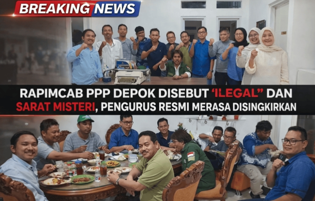 Buntut Rapimcab PPP Depok Tuai Protes: Pengurus Resmi Merasa Disingkirkan