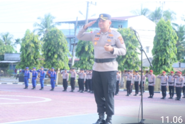 Kapolres Aceh Timur Pimpin Upacara Hari Kesadaran Nasional, Perkuat Disiplin dan Tanggung Jawab Personel