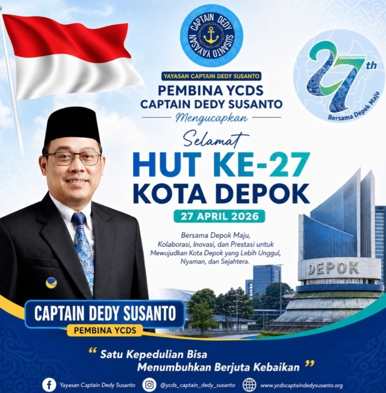 Pesan Inspiratif, Captain Dedy Susanto Serukan Kolaborasi dan Inovasi di HUT ke-27 Kota Depok