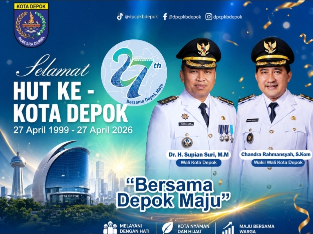HUT ke-27 Depok: Supian Suri Nilai, Pelayanan Optimal Sinergi Kunci Kemajuan