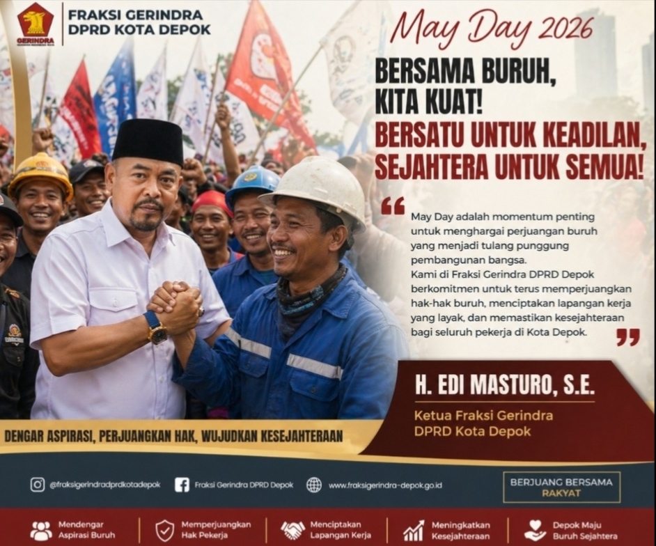 May Day 2026, H. Edi Masturo: Buruh Pilar Utama Pembangunan, Selaras dengan Kebijakan Presiden