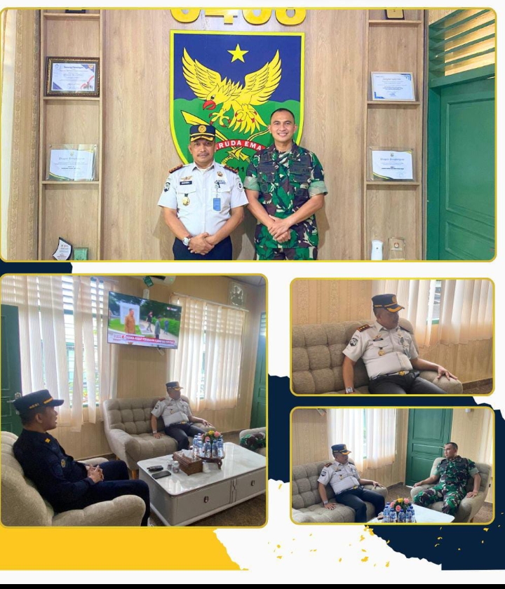PERKENALAN DAN PERKUAT SINERGITAS, KEPALA RUTAN MANNA SILATURAHMI KE KODIM 0408/BENGKULU SELATAN-KAUR