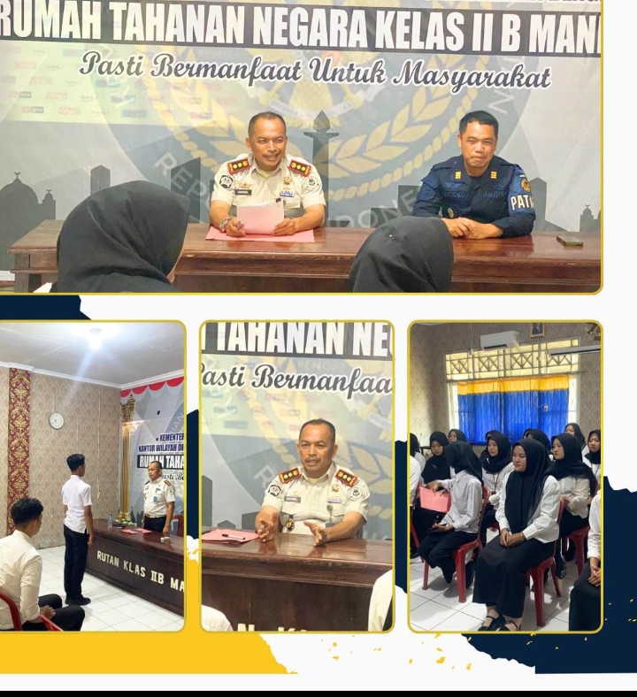 KEPALA RUTAN MANNA BERI PENGARAHAN DAN EVALUASI KINERJA ANGGOTA MAGANG KEMENAKER