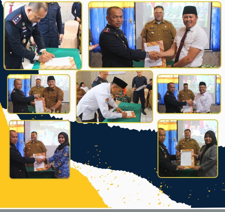 Rutan Manna Teken Perjanjian Kerja Sama dengan APH dan Pemda Bengkulu Selatan, Wujudkan Pemasyarakatan PASTI Berdampak di Momen HBP ke-62