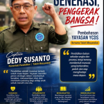 Pic Banner, tokoh masyarakat, pemerhati pendidikan, pembina Yayasan, Catain Dedy Susanto, berikan pesan humanis di momen Hardiknas, 02 Mei 2026. (dok. Star7Tv/foto edit, Roni)