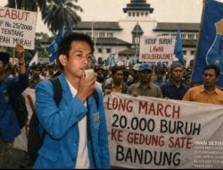 Iwan Setiawan Kenang Long March 20 Ribu Buruh ke Gedung Sate, Begini Kisahnya!