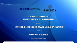 KLTC MoA dengan Pamoraya Agency Satukan Leadership dan Personal Branding SDM